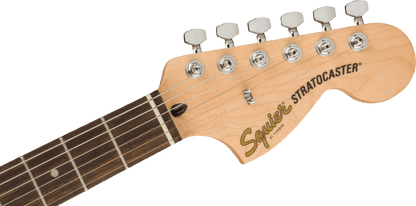 Squier Limited Edition Affinity Series® Stratocaster With Black Pearloid Pickguard in Black