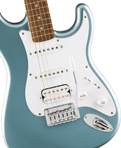 Squier Affinity Series Stratocaster Junior HSS in Ice Blue Metallic