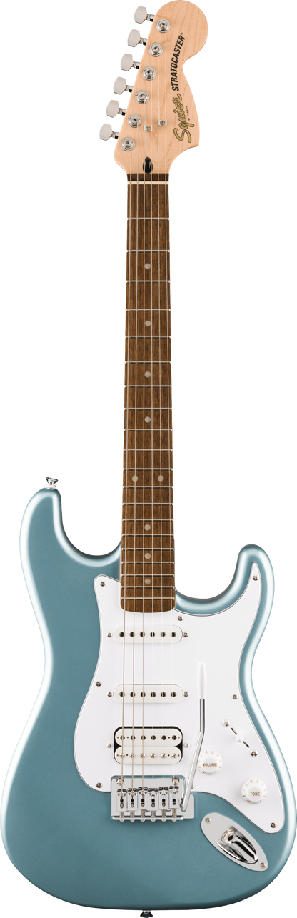 Squier Affinity Series Stratocaster Junior HSS in Ice Blue Metallic