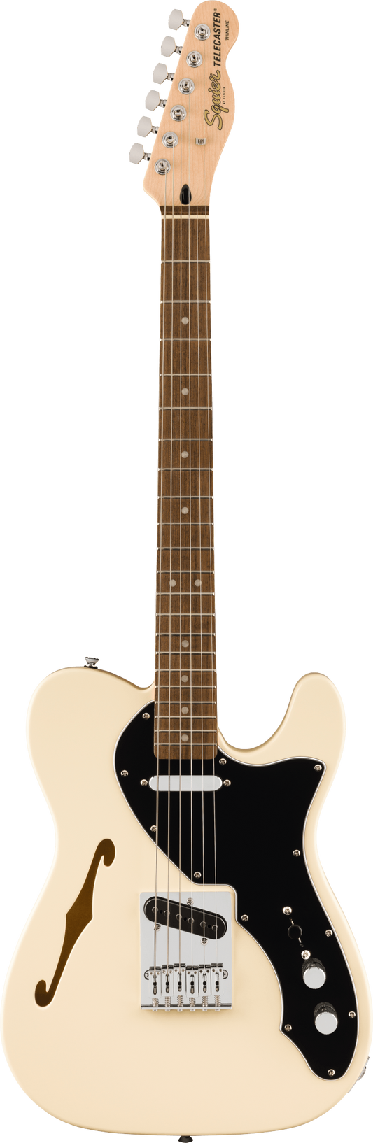 Squier Affinity Series Telecaster Thinline in Olympic White