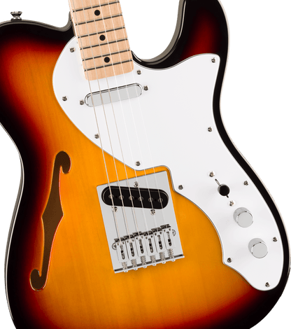 Squier Affinity Series Telecaster Thinline in 3 Colour Sunburst