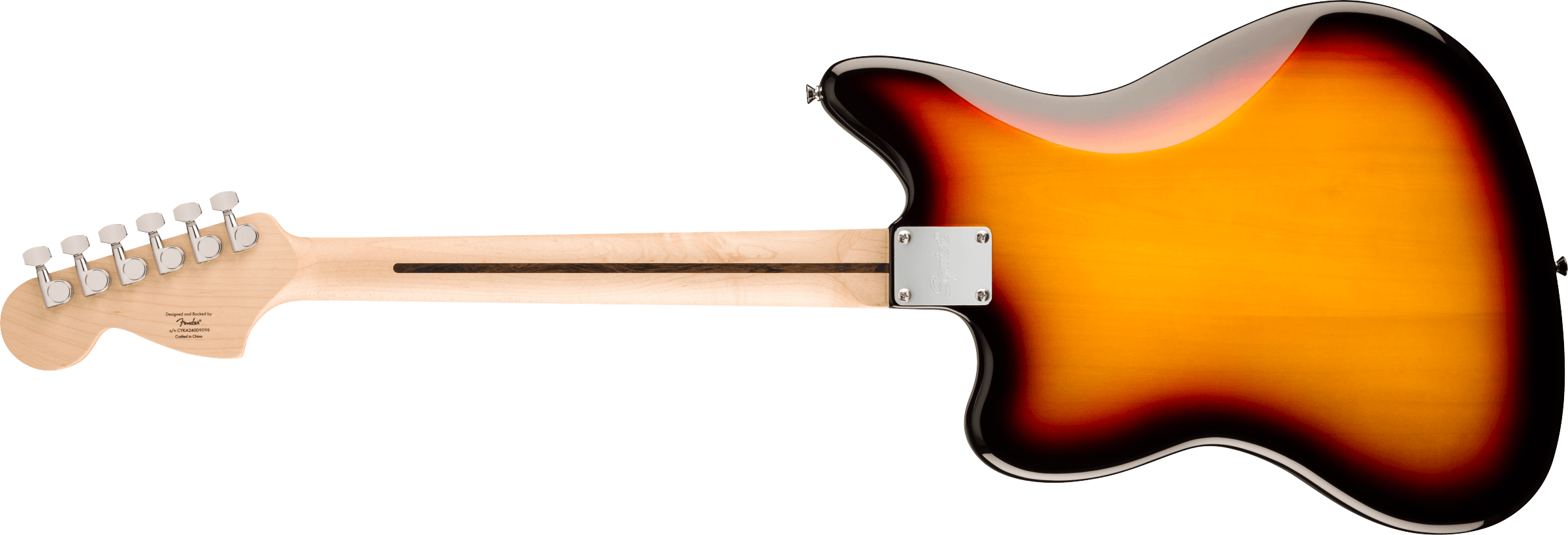 Squier Affinity Series Jaguar in 3- colour sunburst