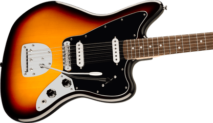 Squier Affinity Series Jaguar in 3- colour sunburst