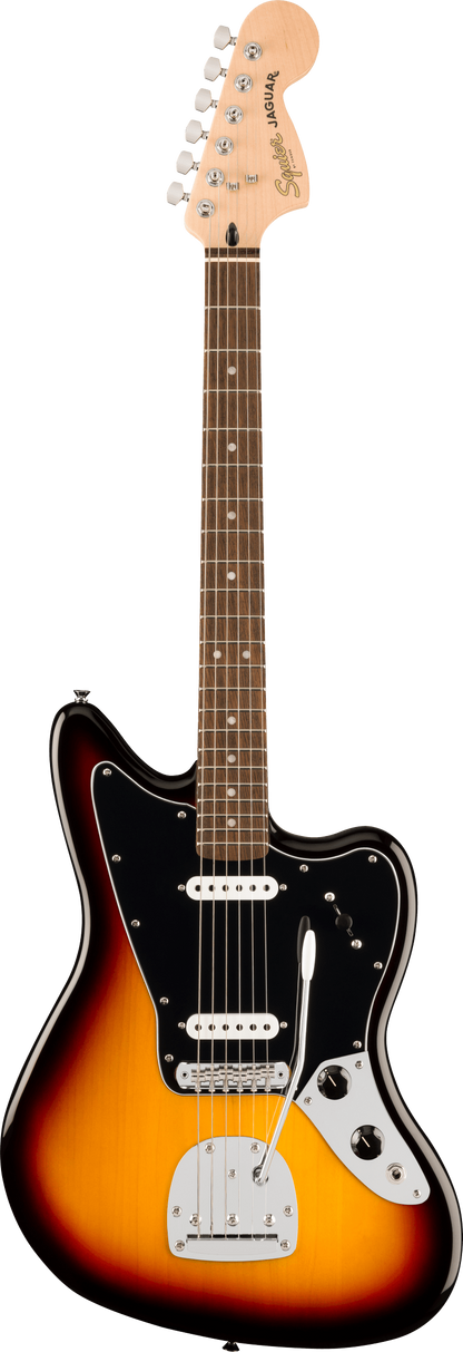 Squier Affinity Series Jaguar in 3- colour sunburst