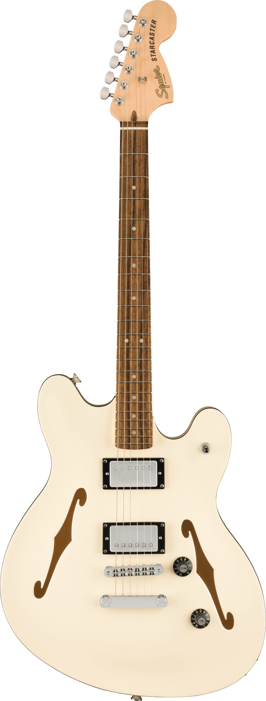 Squier Affinity Series™ Starcaster Deluxe in Olympic White