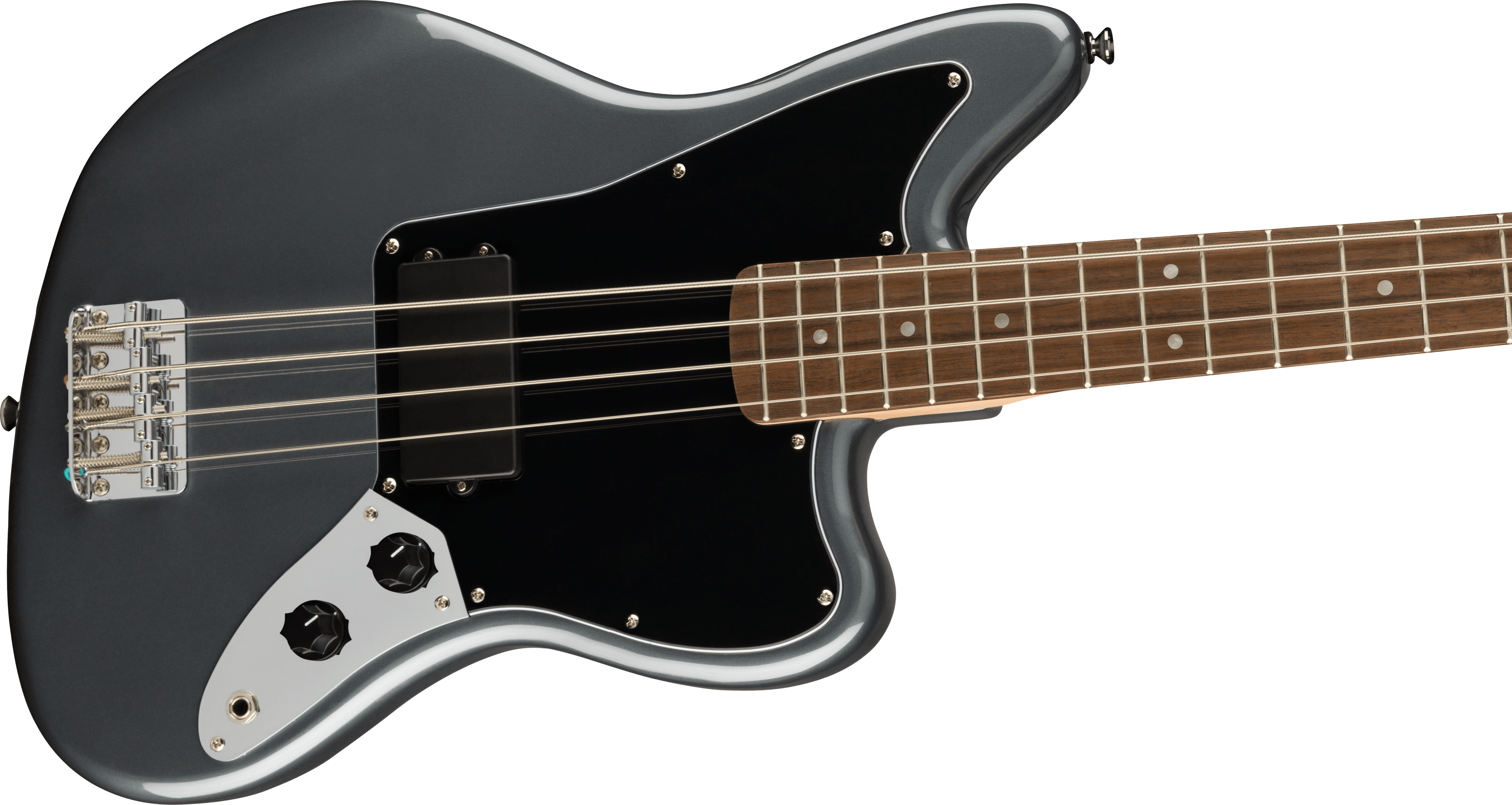 Squier Affinity Series Jaguar Bass H in Charcoal Frost Metallic