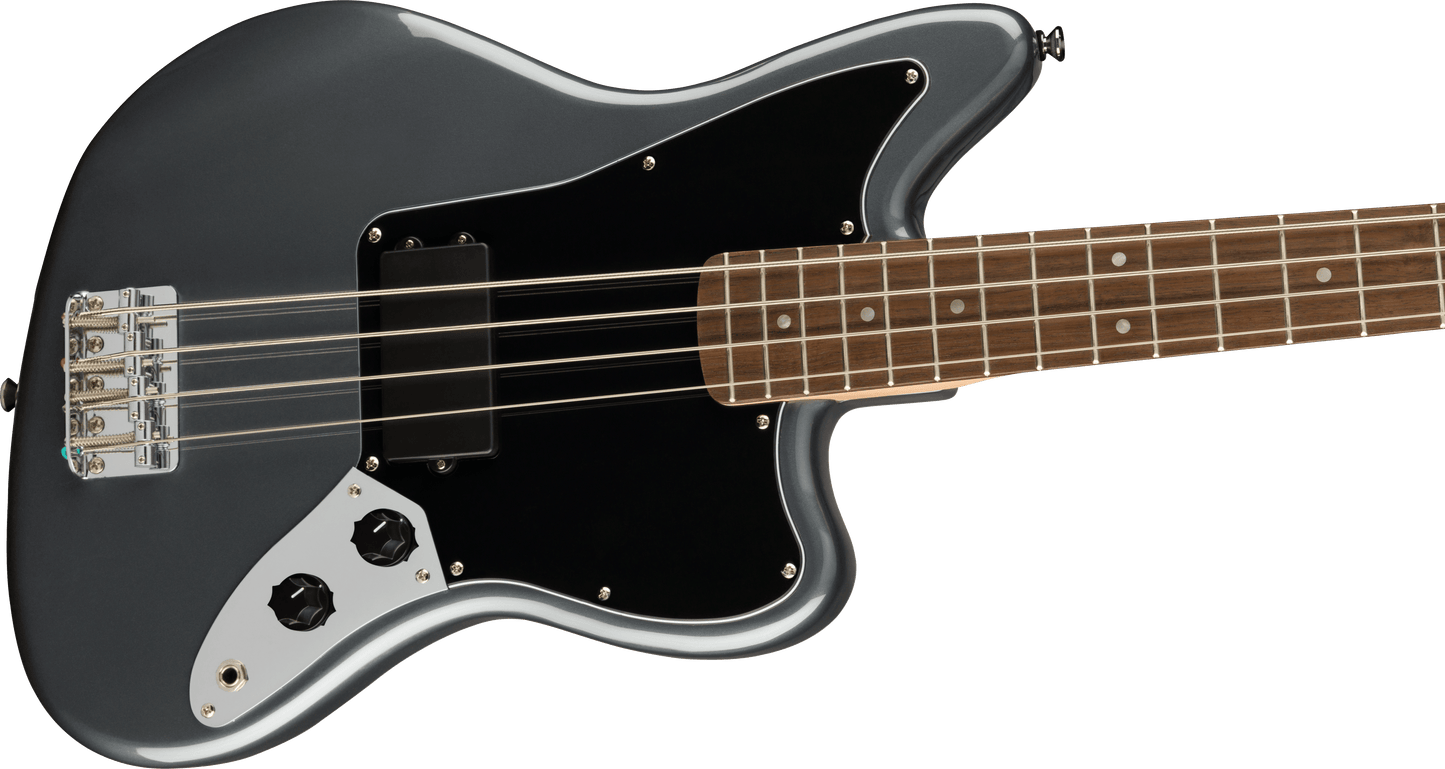 Squier Affinity Series Jaguar Bass H in Charcoal Frost Metallic