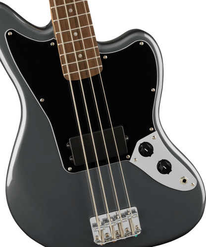 Squier Affinity Series Jaguar Bass H in Charcoal Frost Metallic