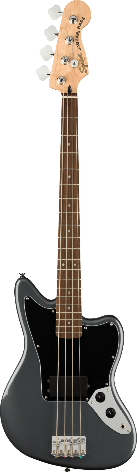 Squier Affinity Series Jaguar Bass H in Charcoal Frost Metallic