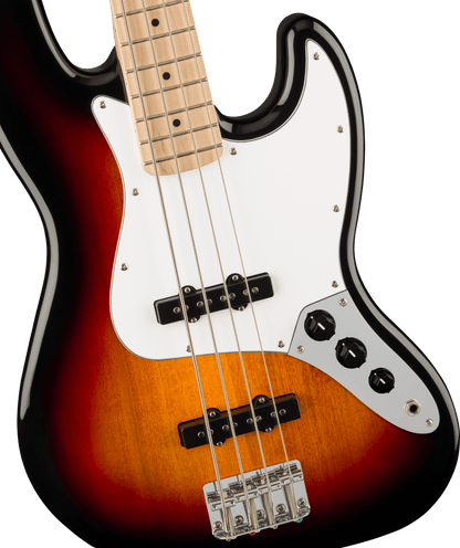 Squier Affinity Series Jazz Bass in Three Colour Sunburst