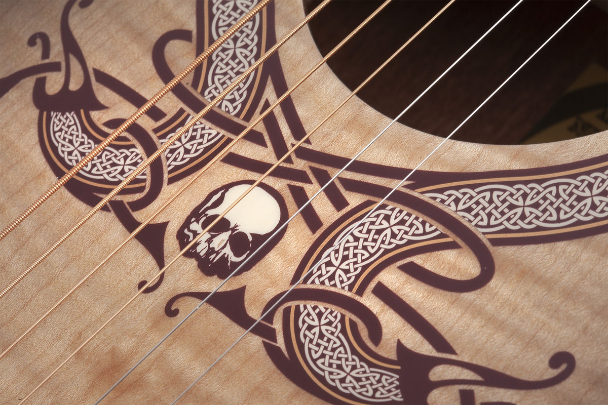 Norse Dragon sound hole rosette