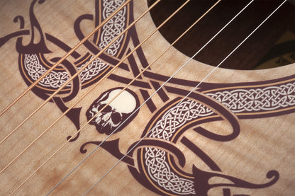 Norse Dragon sound hole rosette