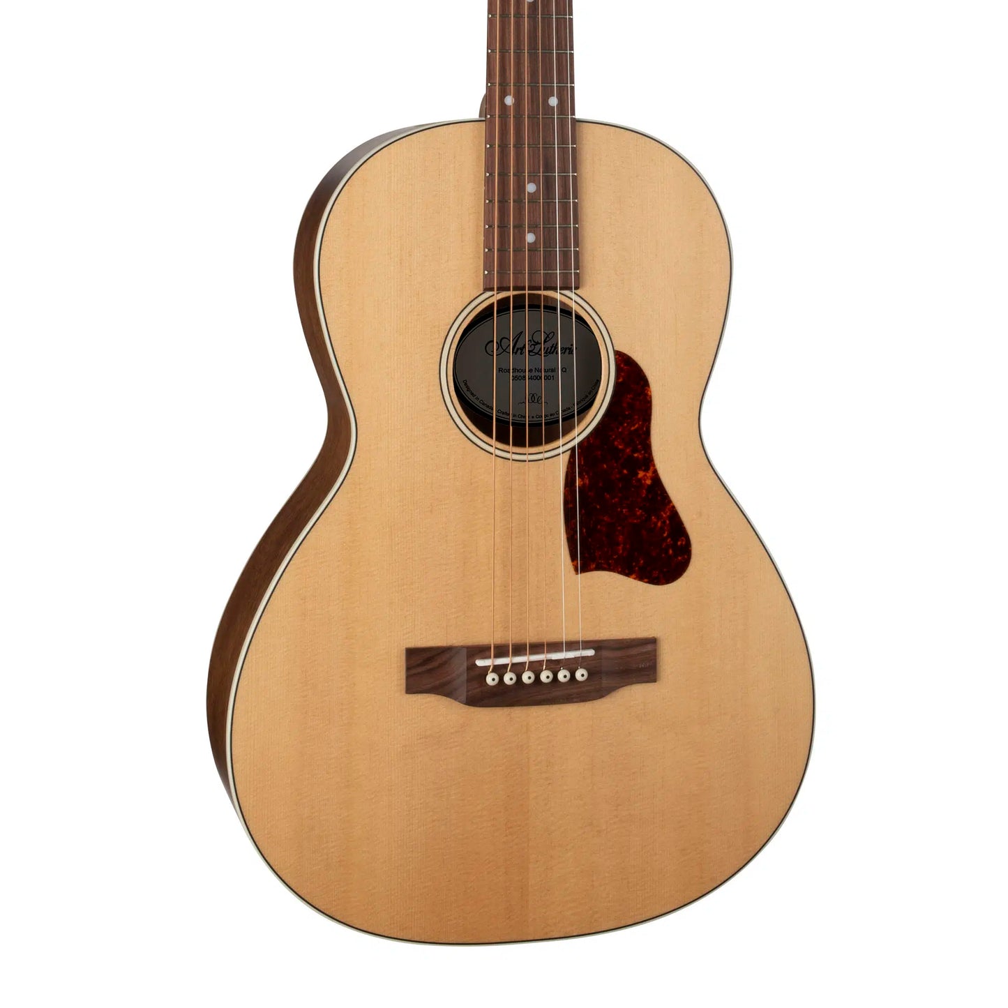Art & Lutherie Roadhouse Natural EQ Parlor Electric Acoustic Guitar