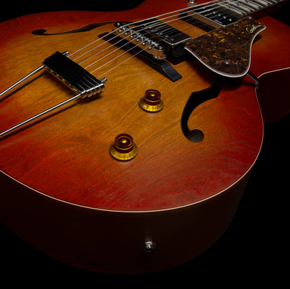 Godin 5th Avenue Jumbo HB Memphis Sun, controls