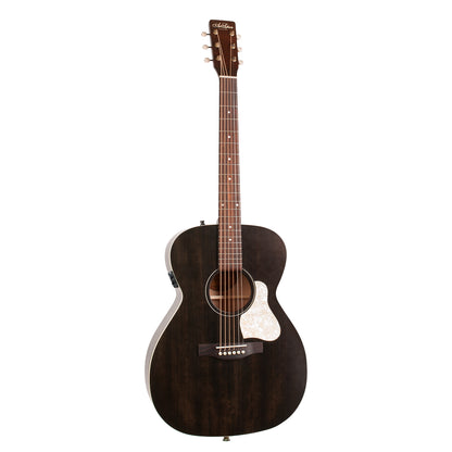 Art & Lutherie Legacy Faded Black Presys II Electric Acoustic Guitar