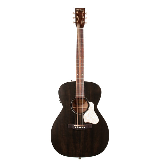 Art & Lutherie Legacy Faded Black Presys II Electric Acoustic Guitar