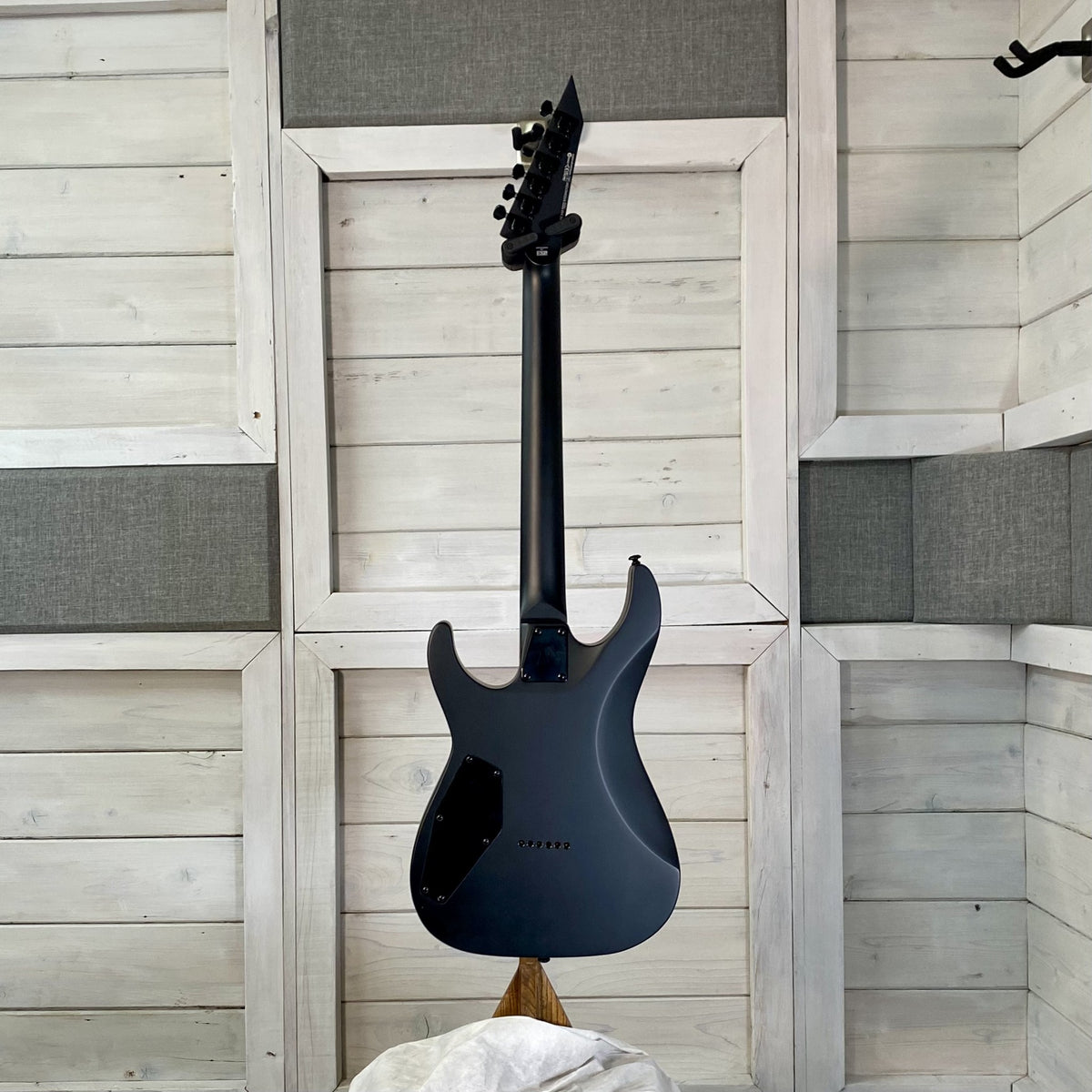 LTD M-201HT Black Satin, full back view