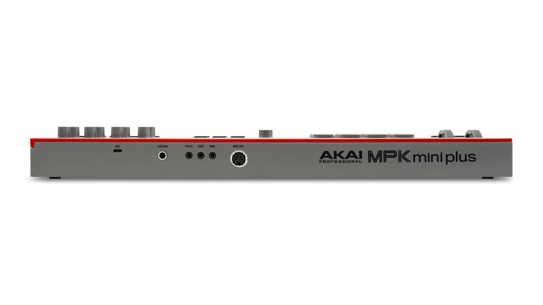 Akai MPK Mini Plus II rear panel connections