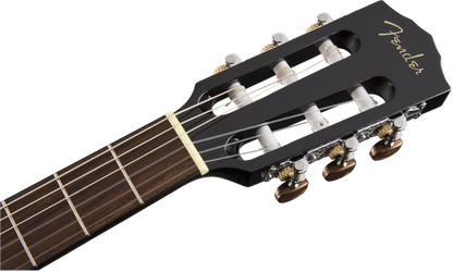 Fender CN-60S Classical Guitar With A Slim Neck in Black Finish