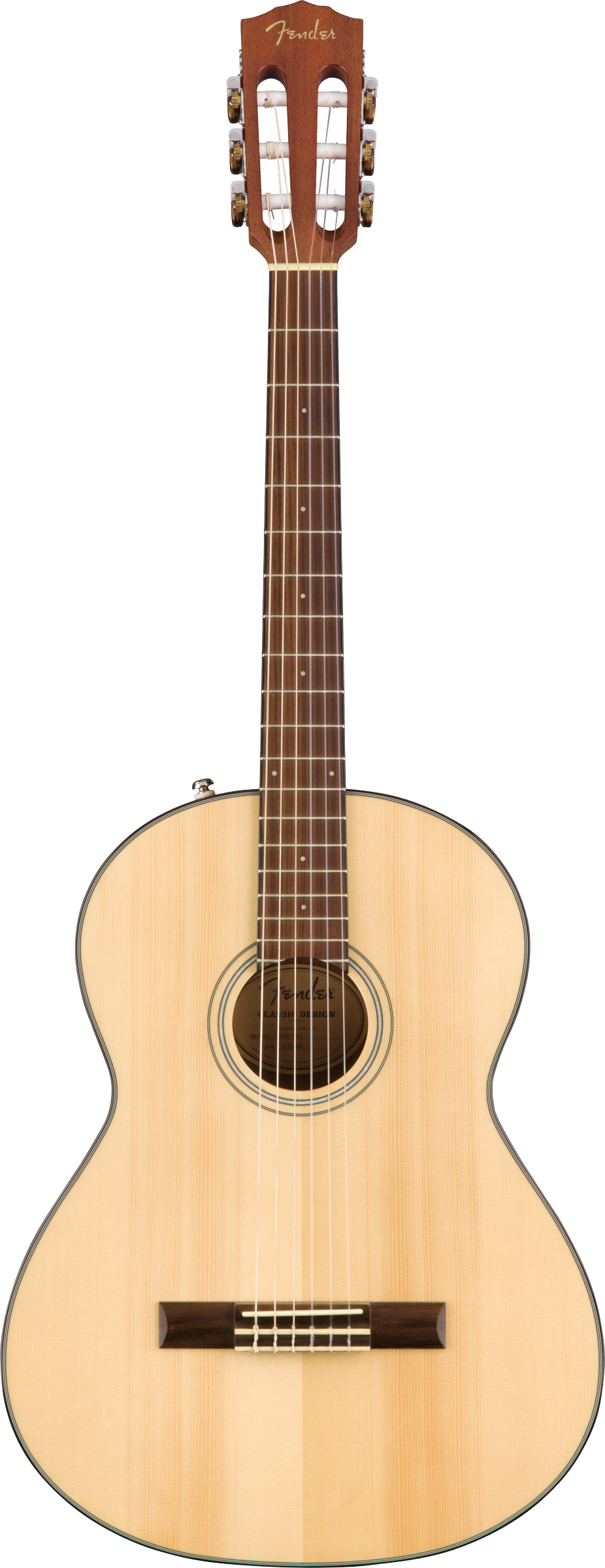 Fender CN-60s Nylon String Concert Size Acoustic Guitar in Natural Finish