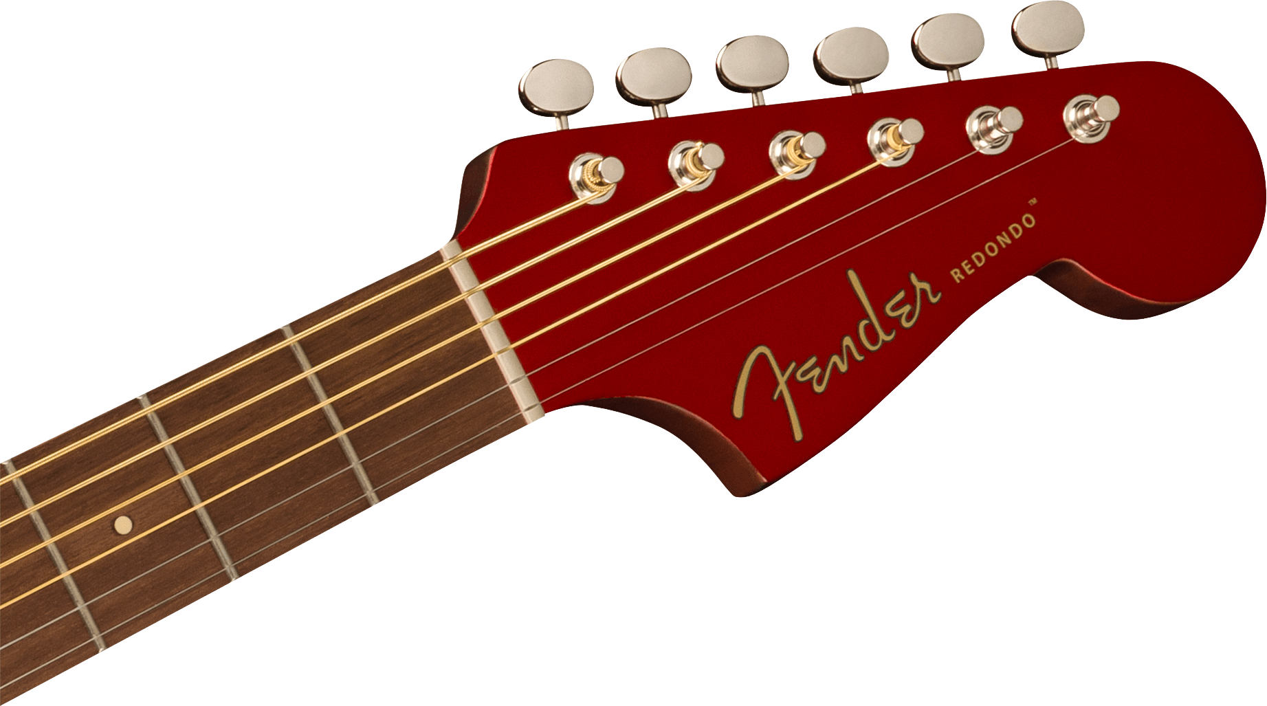Fender Redondo Player Electric Acoustic Guitar In Fiesta Red