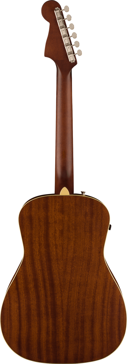 Fender Malibu Player Electric Acoustic Guitar In Fiesta Red