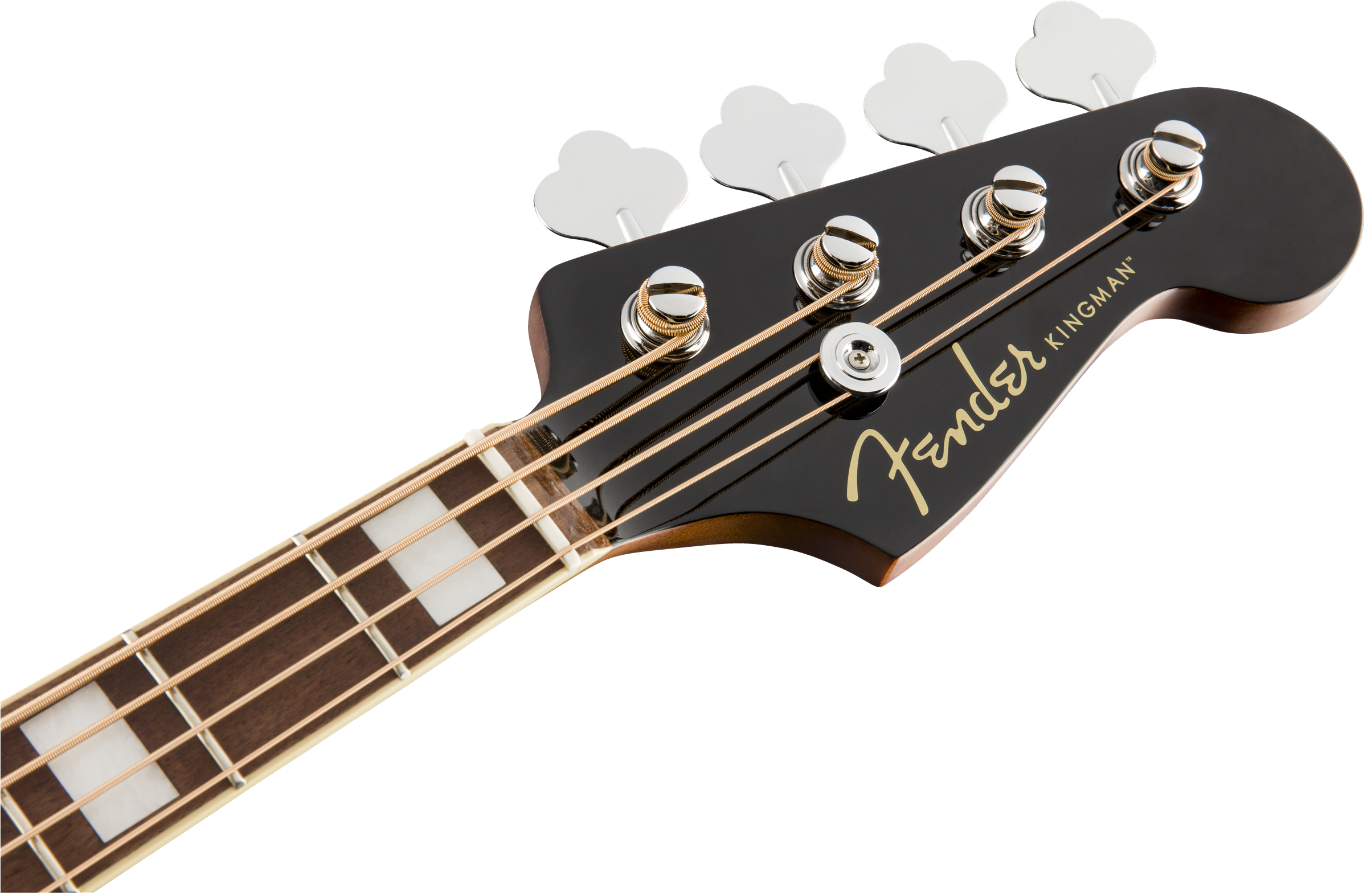 Fender Kingman JTB V2 WN Electric Acoustic Bass in Black