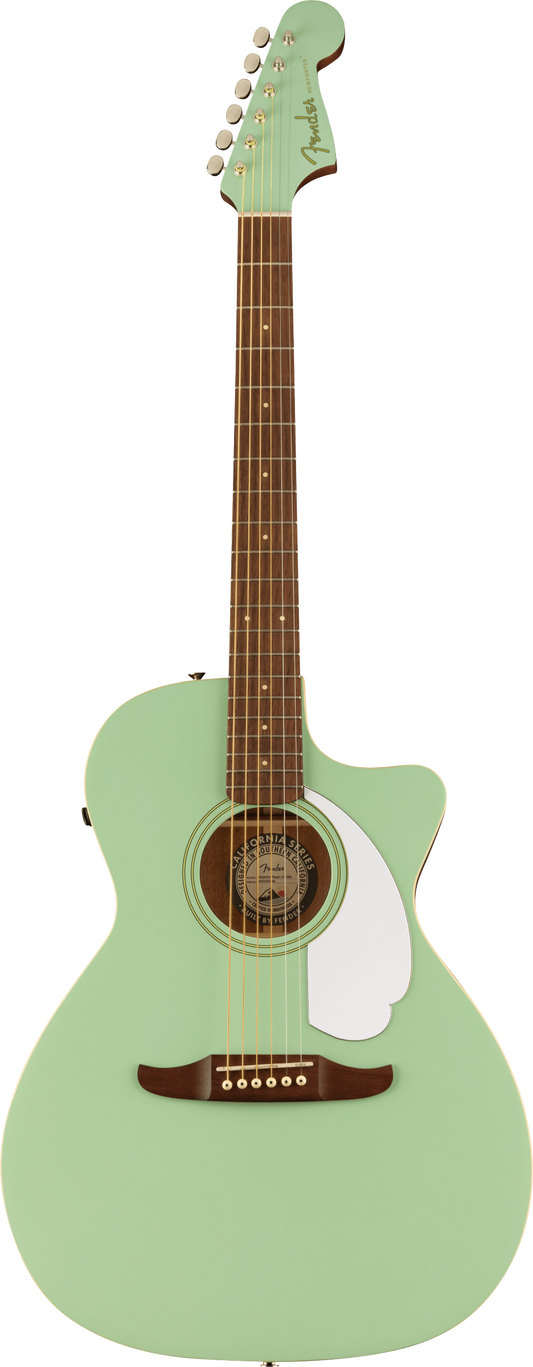 Fender Newporter Player Electric Acoustic Guitar in Surf Green