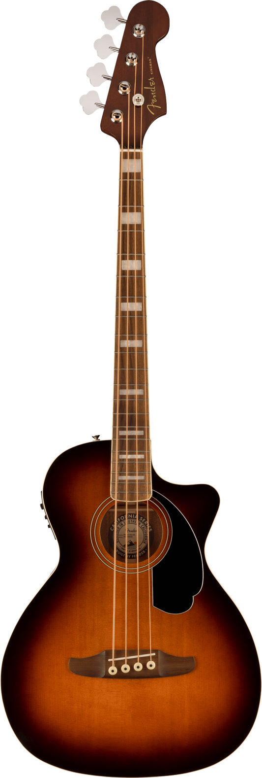 Fender Kingman™ Electric Acoustic Bass in Shaded Edge Burst