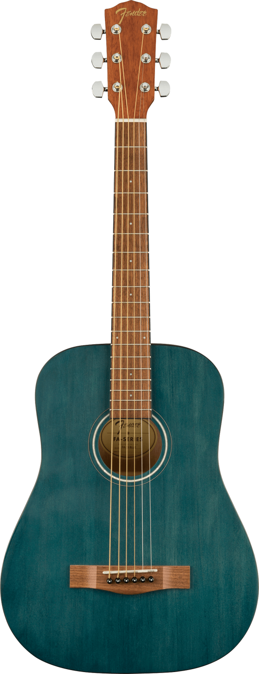 Fender FA-15 3/4 STEEL FA-15 3/4 Scale Acoustic Guitar with Gig Bag in Blue