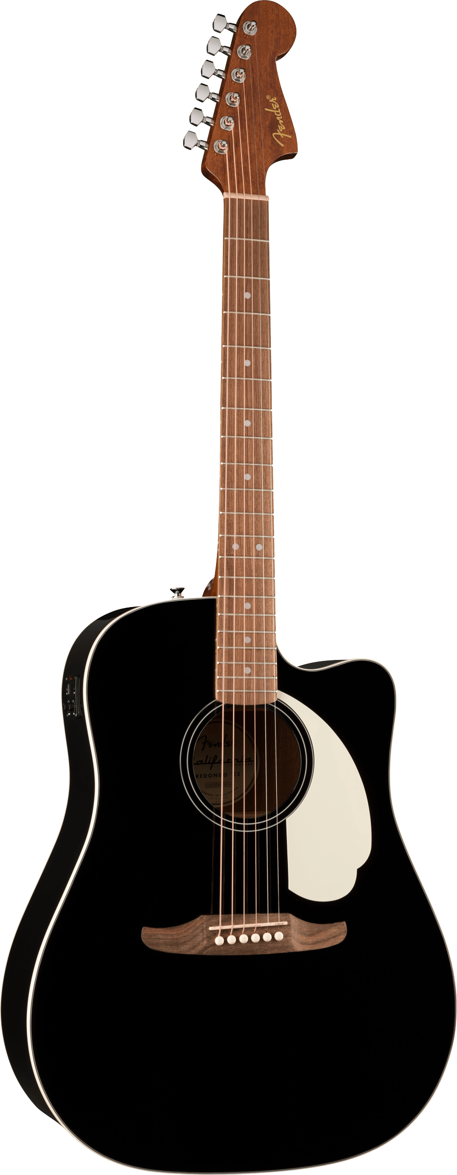Fender California Series Standard Redondo CE Electric Acoustic Guitar in Black