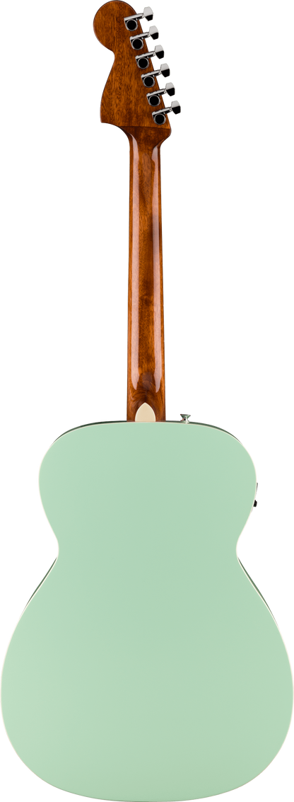 Fender California Series Monterey E Standard Electric Acoustic Guitar in Surf Green
