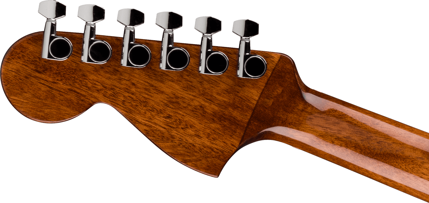 Fender California Series Monterey E Standard Electric Acoustic Guitar in Surf Green