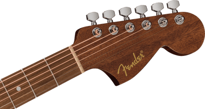 Fender California Series Monterey E Standard Electric Acoustic Guitar in Surf Green