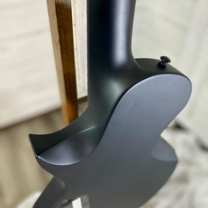 LTD EC Black Metal set-thru neck heel