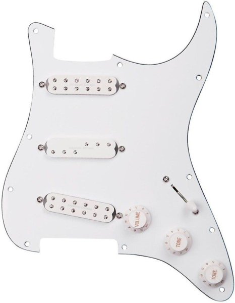 Seymour Duncan Everything Axe Prewired Stratocaster Pickguard White