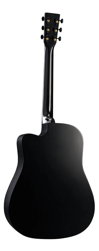 Martin DC-10E Modern Black Road Series D-14 Fret Cutaway Electric Acoustic Guitar