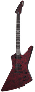 Schecter E-1 Apocalypse Electric Guitar in Red Reign
