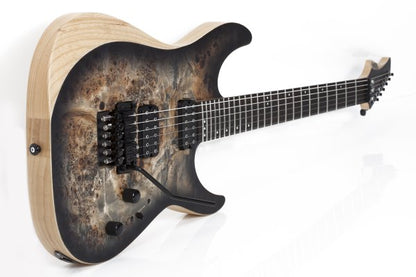 Schecter Reaper-6 FR 6-String RH Electric Guitar in Satin Charcoal Burst