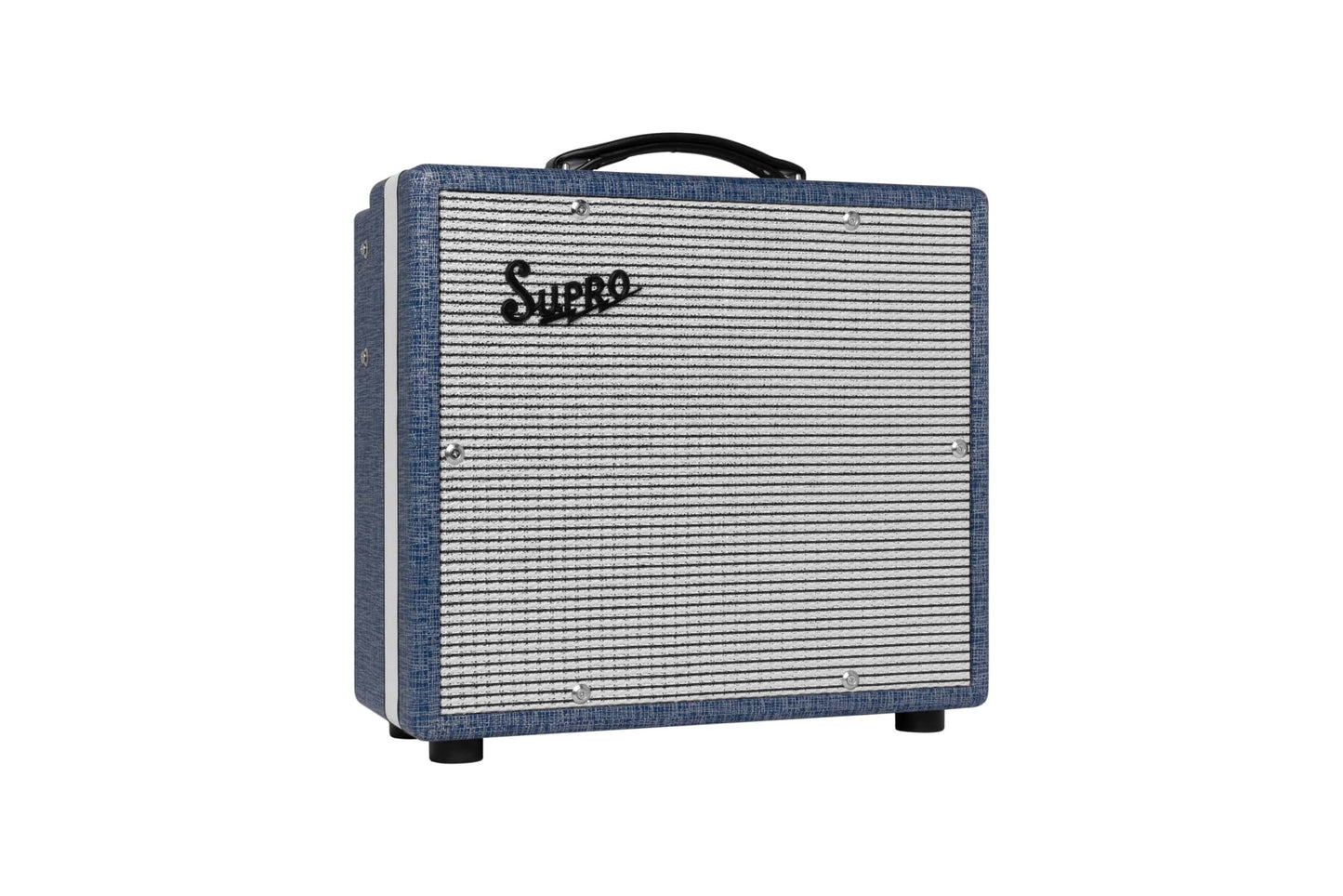 Supro Montauk 15-Watt 1x10 Guitar Combo Amp in Blue Rhino