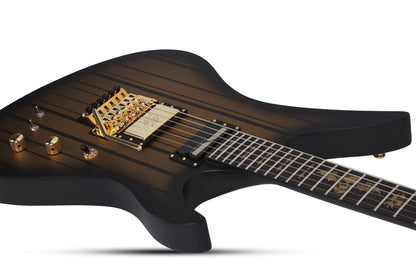 Schecter Synyster Gates Custom-S Electric Guitar in Satin Gold Burst