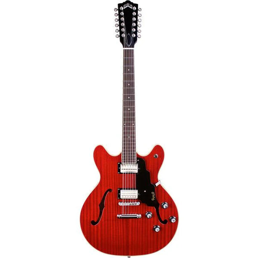 Guild STARFIRE I 12-ST 12 String Semi Hollow-Body Electric Guitar in Cherry Red