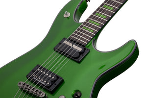 Schecter Kenny Hickey C-1 EX S Left-Handed Electric Guitar, Steele Green
