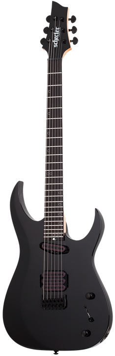 Schecter Sunset-6 Triad Electric Guitar, Gloss Black