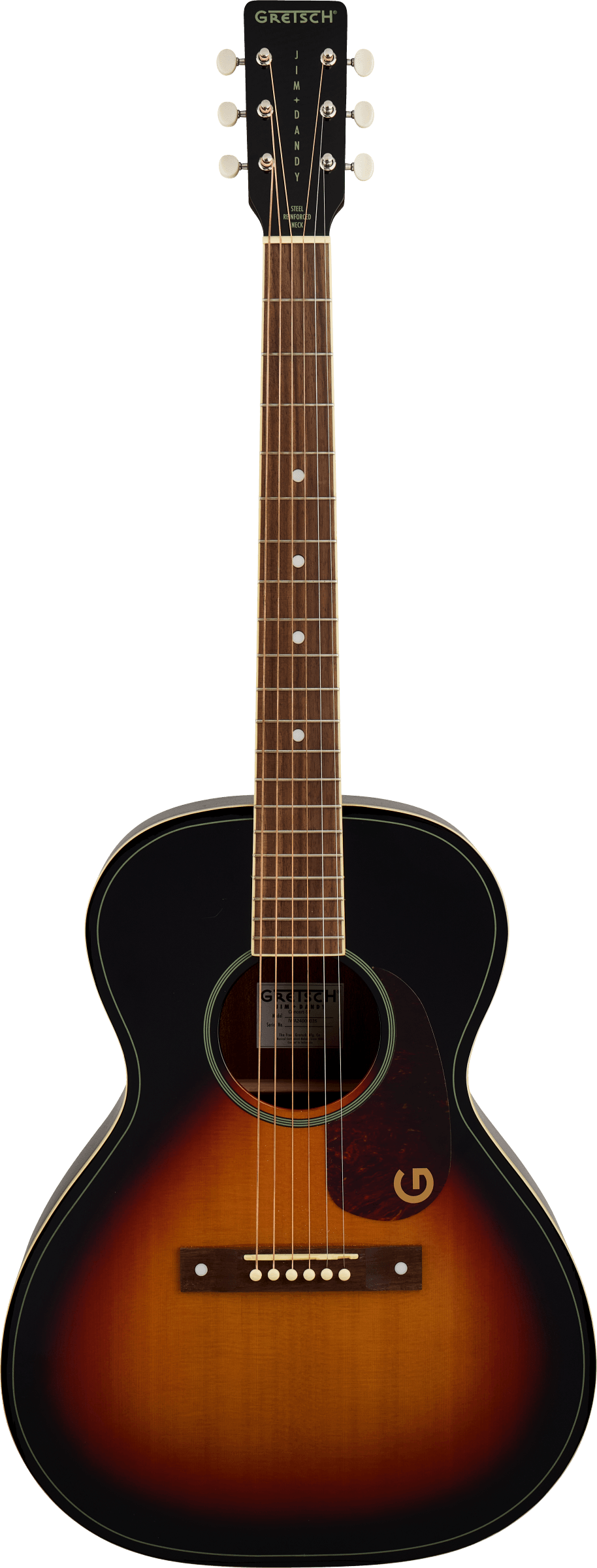 Gretsch Limited Edition Jim Dandy Concert Solid Top Acoustic Guitar in Heritage Burst