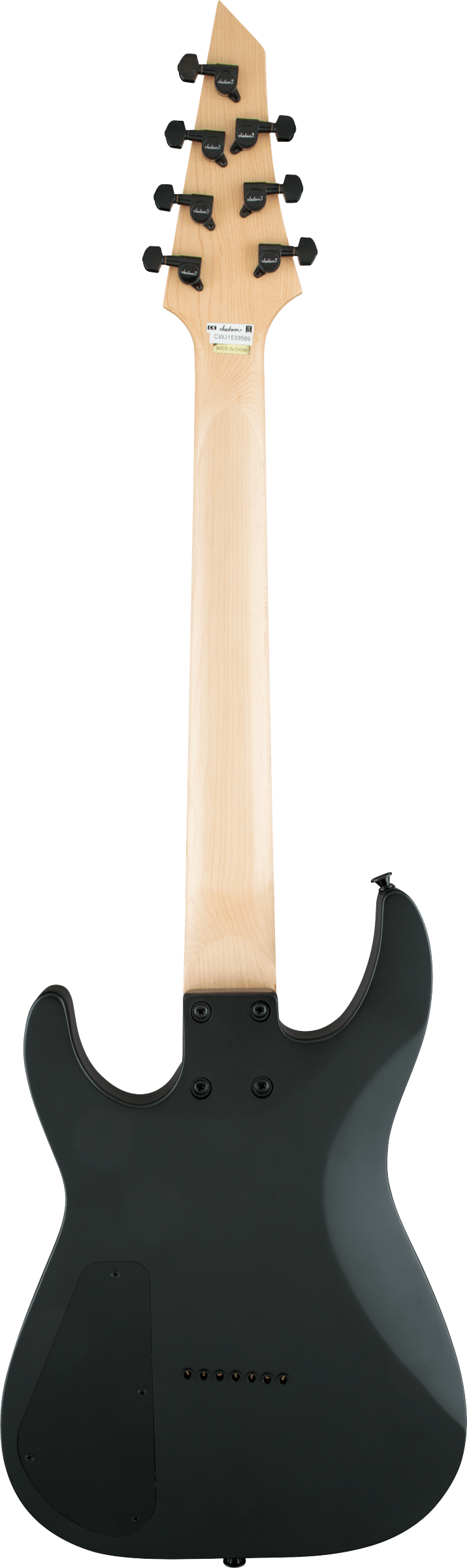 Jackson JS Series Dinky® Arch Top 7 String Electric Guitar in Satin Black