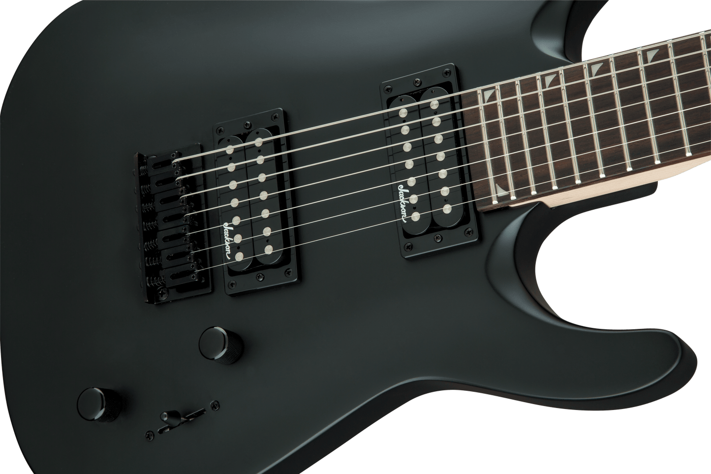 Jackson JS Series Dinky® Arch Top 7 String Electric Guitar in Satin Black