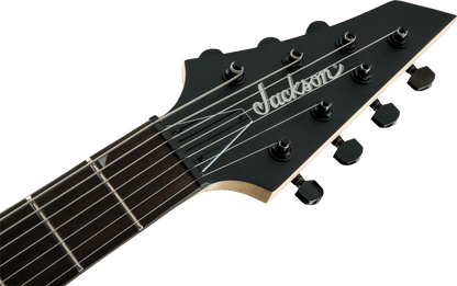 Jackson JS Series Dinky® Arch Top 7 String Electric Guitar in Satin Black