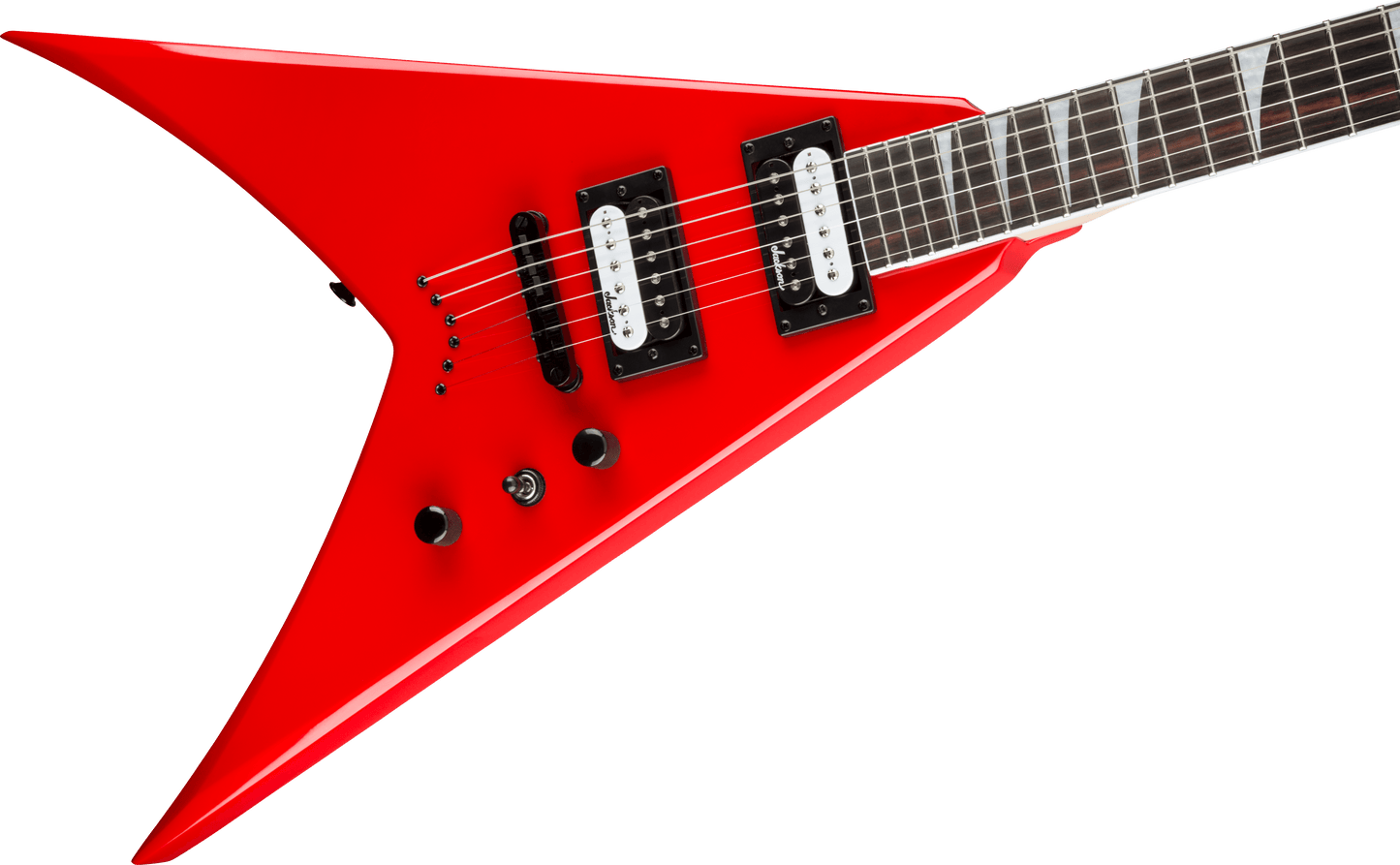 Jackson JS Series King V JS32T in Ferrari Red
