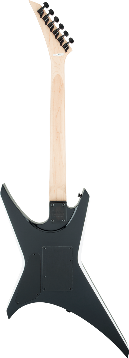 Jackson JS Series Warrior™ JS32 in Black with White Bevels